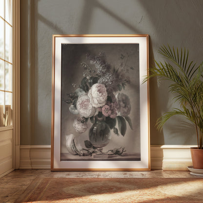 Premium Poster of Beautiful Floral Bouquet Still Life Art Posters