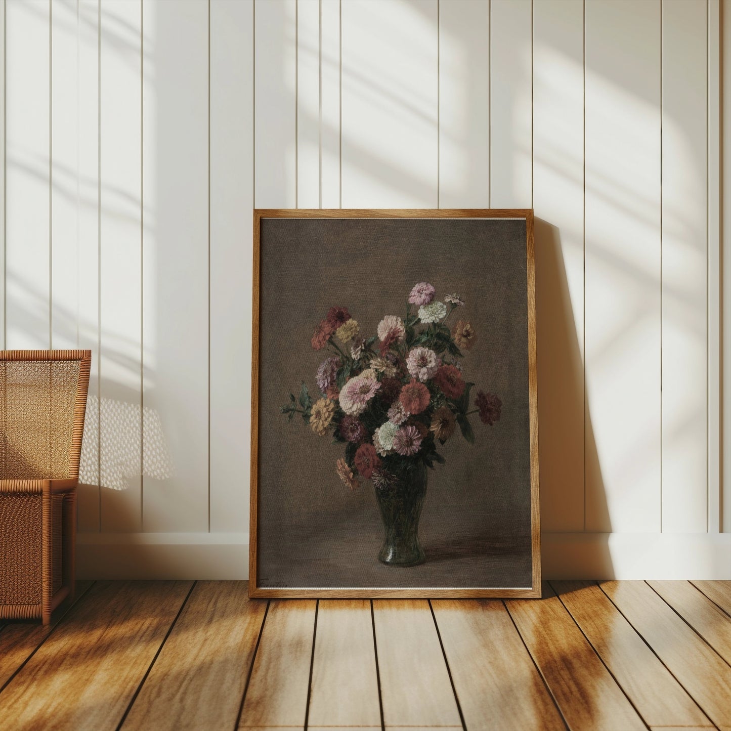 Premium Poster of Beautiful Floral Bouquets in Vase Art Print Posters
