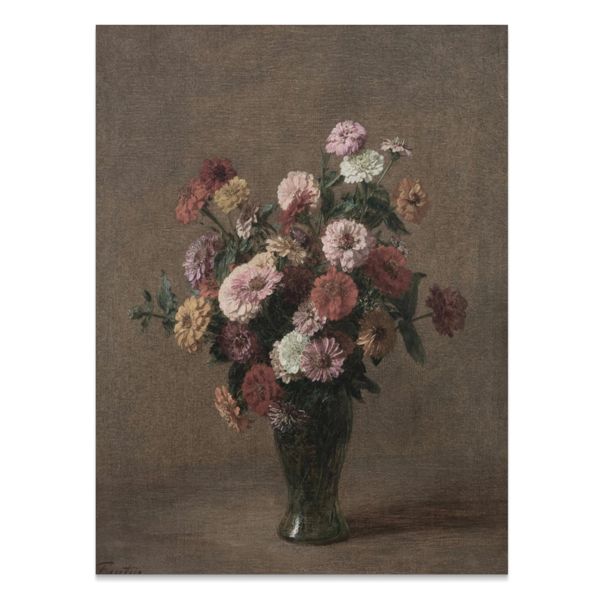 Premium Poster of Beautiful Floral Bouquets in Vase Art Print Posters