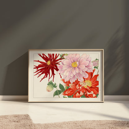 Premium Poster of Beautiful Floral Illustration Artwork Posters
