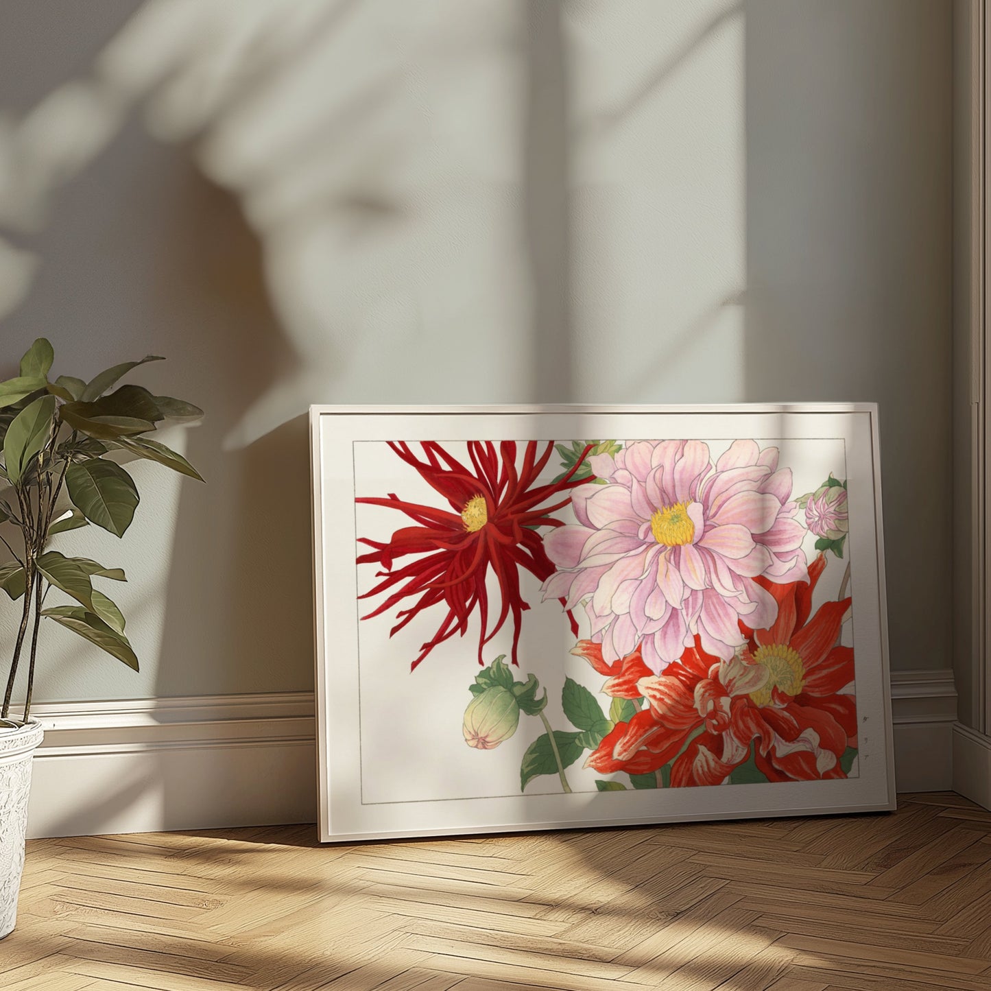 Premium Poster of Beautiful Floral Illustration Artwork Posters