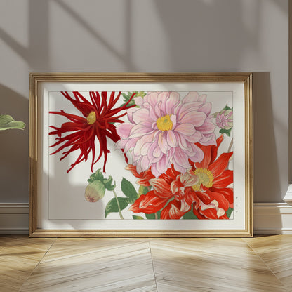 Premium Poster of Beautiful Floral Illustration Artwork Posters