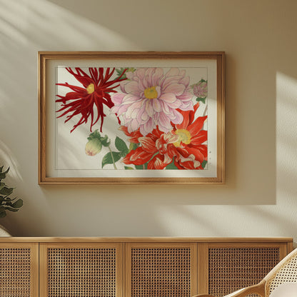 Premium Poster of Beautiful Floral Illustration Artwork Posters