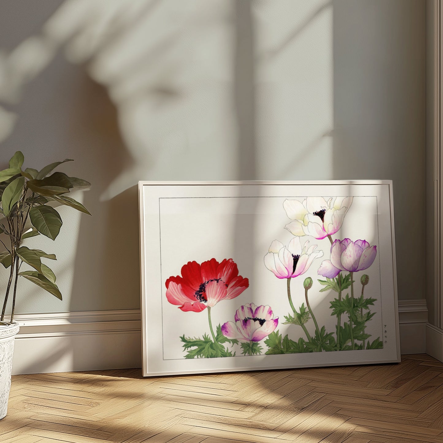 Premium Poster of Beautiful Floral Japanese Artwork Posters