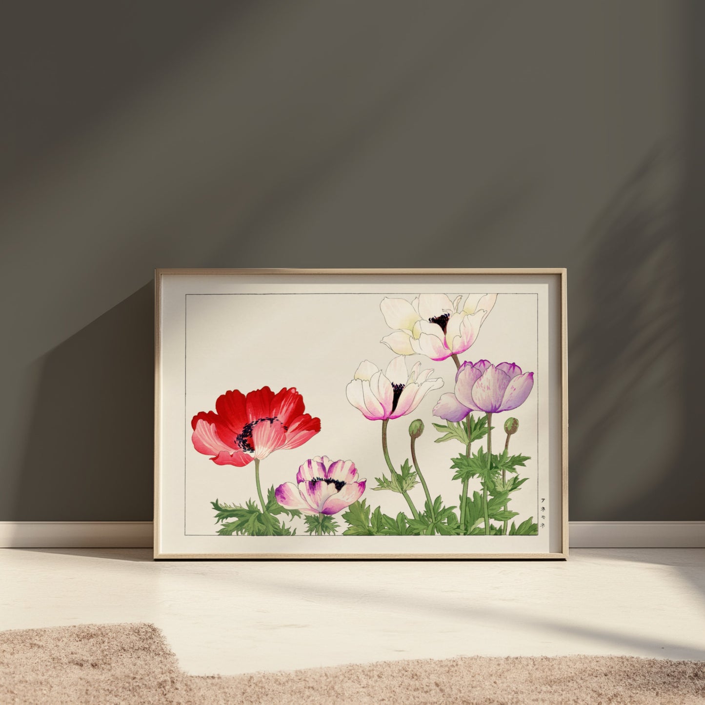Premium Poster of Beautiful Floral Japanese Artwork Posters