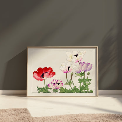Premium Poster of Beautiful Floral Japanese Artwork Posters