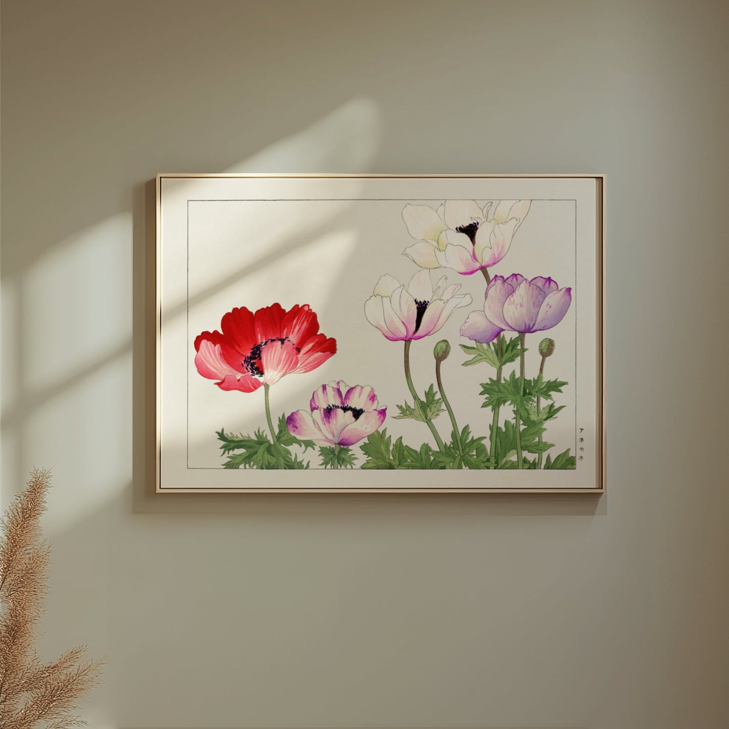 Premium Poster of Beautiful Floral Japanese Artwork Posters
