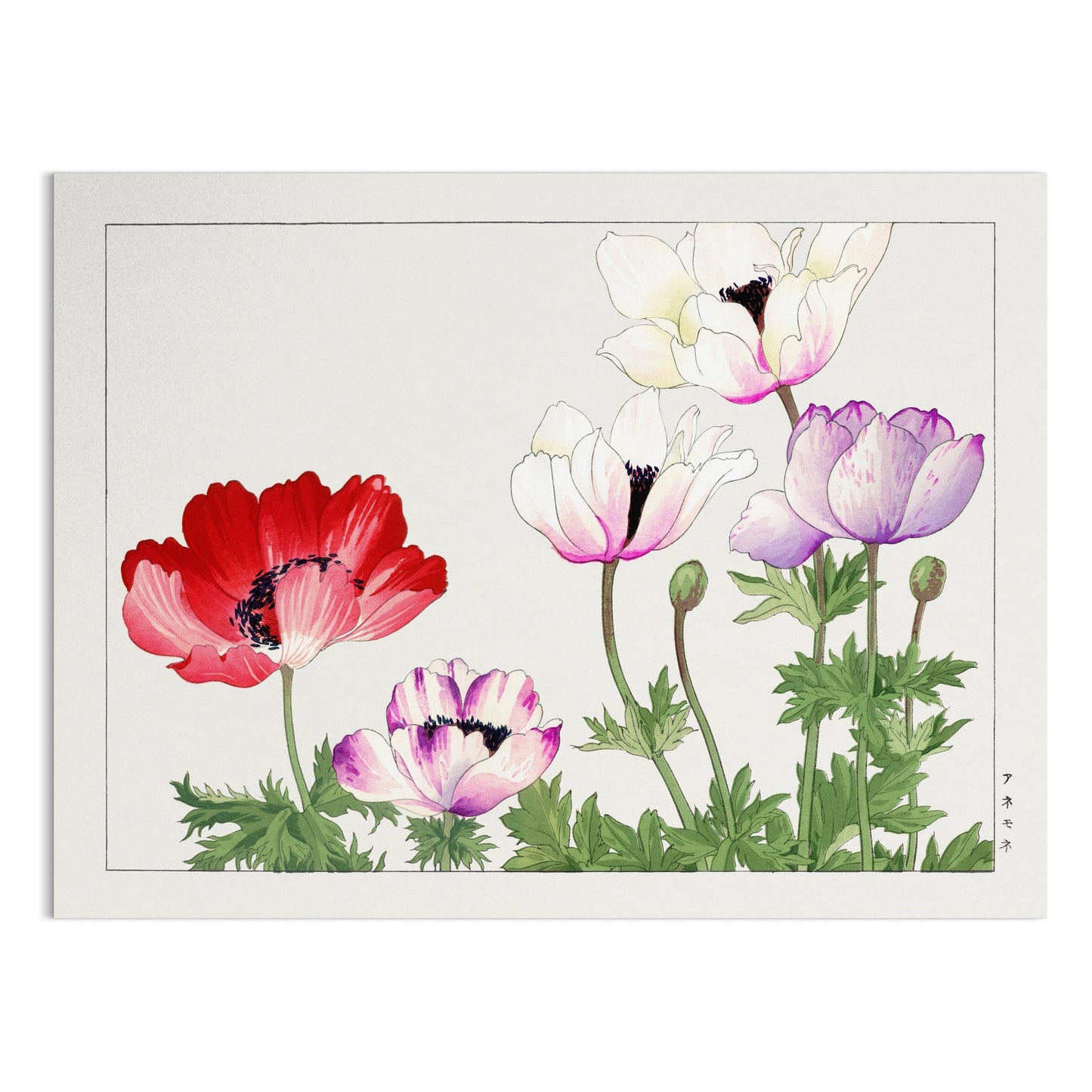 Premium Poster of Beautiful Floral Japanese Artwork Posters
