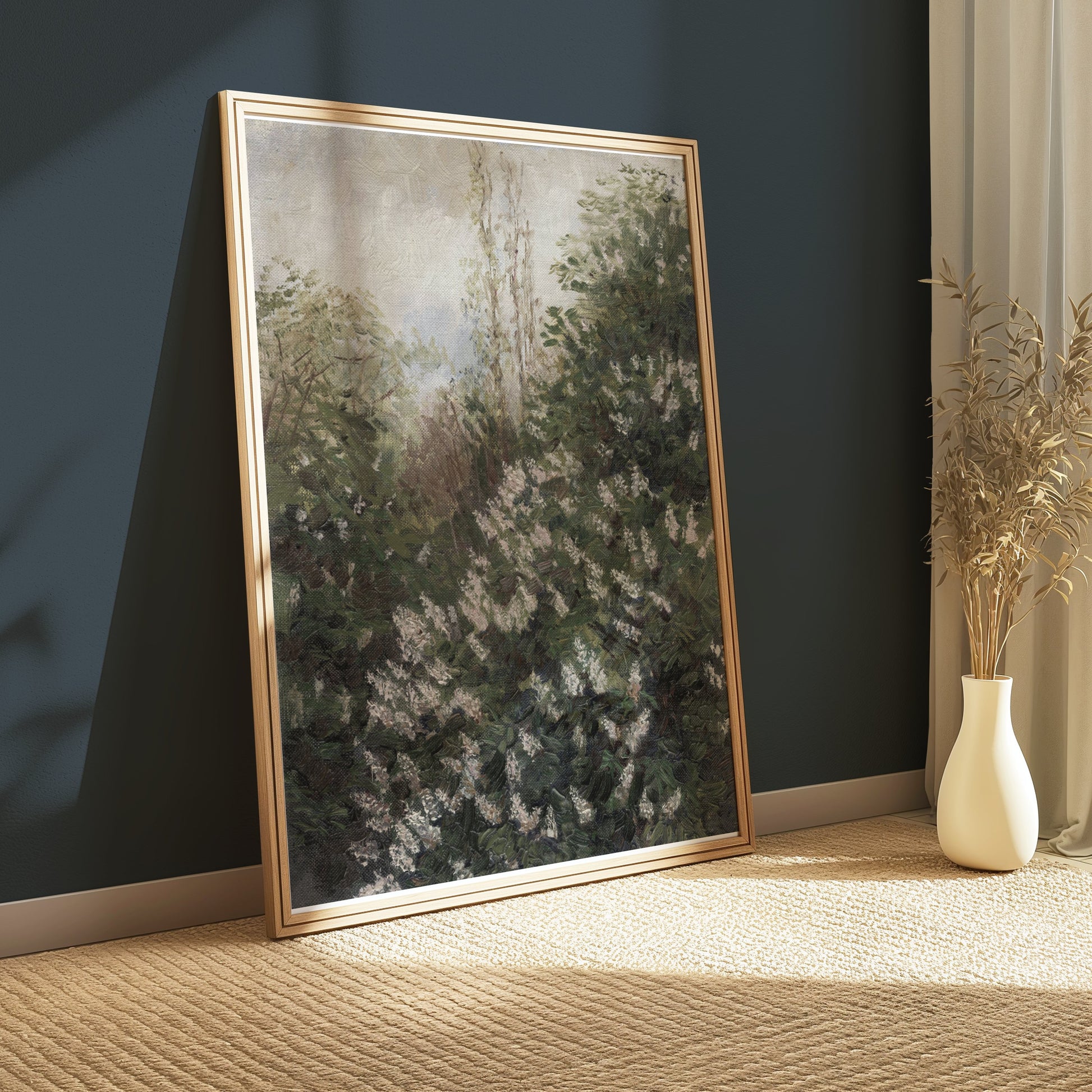 Premium Poster of Beautiful Floral Landscape Artistic Painting Posters