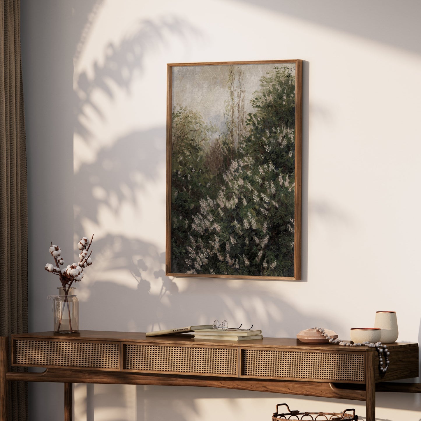 Premium Poster of Beautiful Floral Landscape Artistic Painting Posters