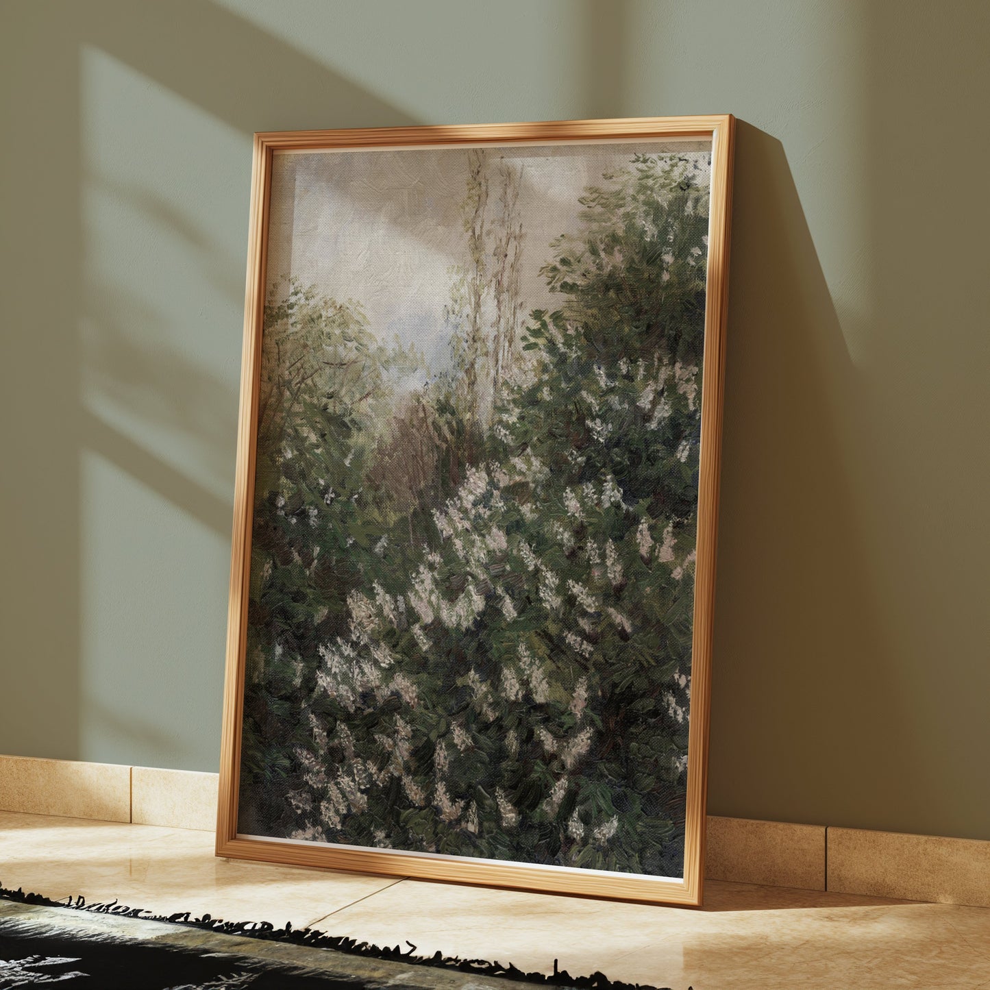 Premium Poster of Beautiful Floral Landscape Artistic Painting Posters