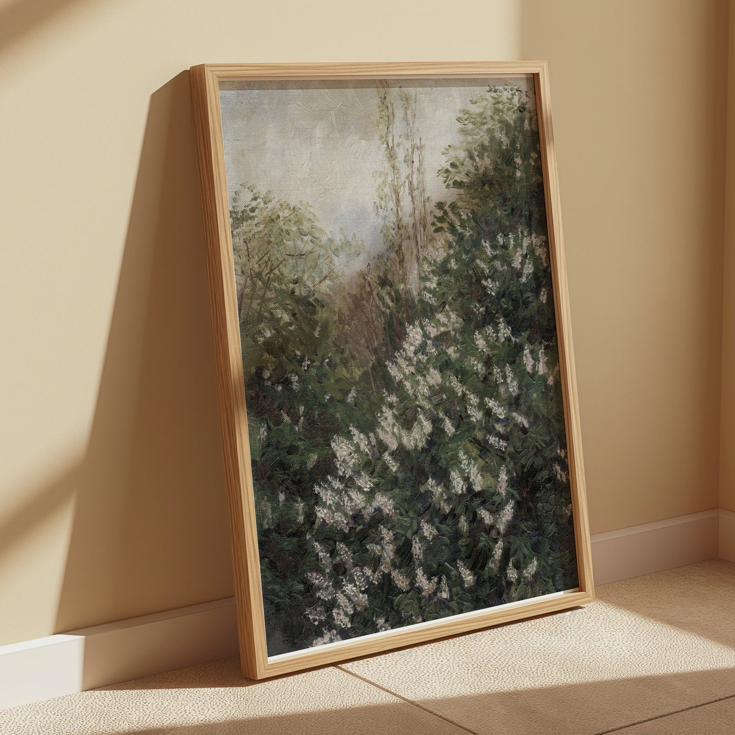 Premium Poster of Beautiful Floral Landscape Artistic Painting Posters