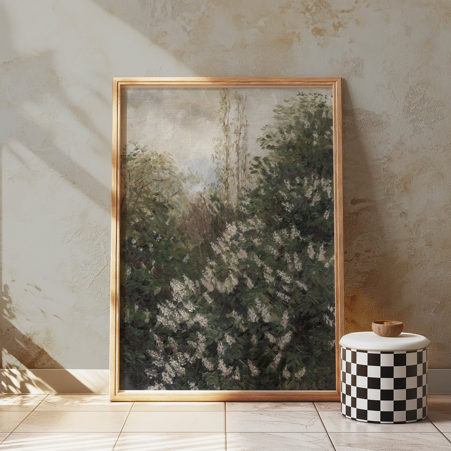 Premium Poster of Beautiful Floral Landscape Artistic Painting Posters