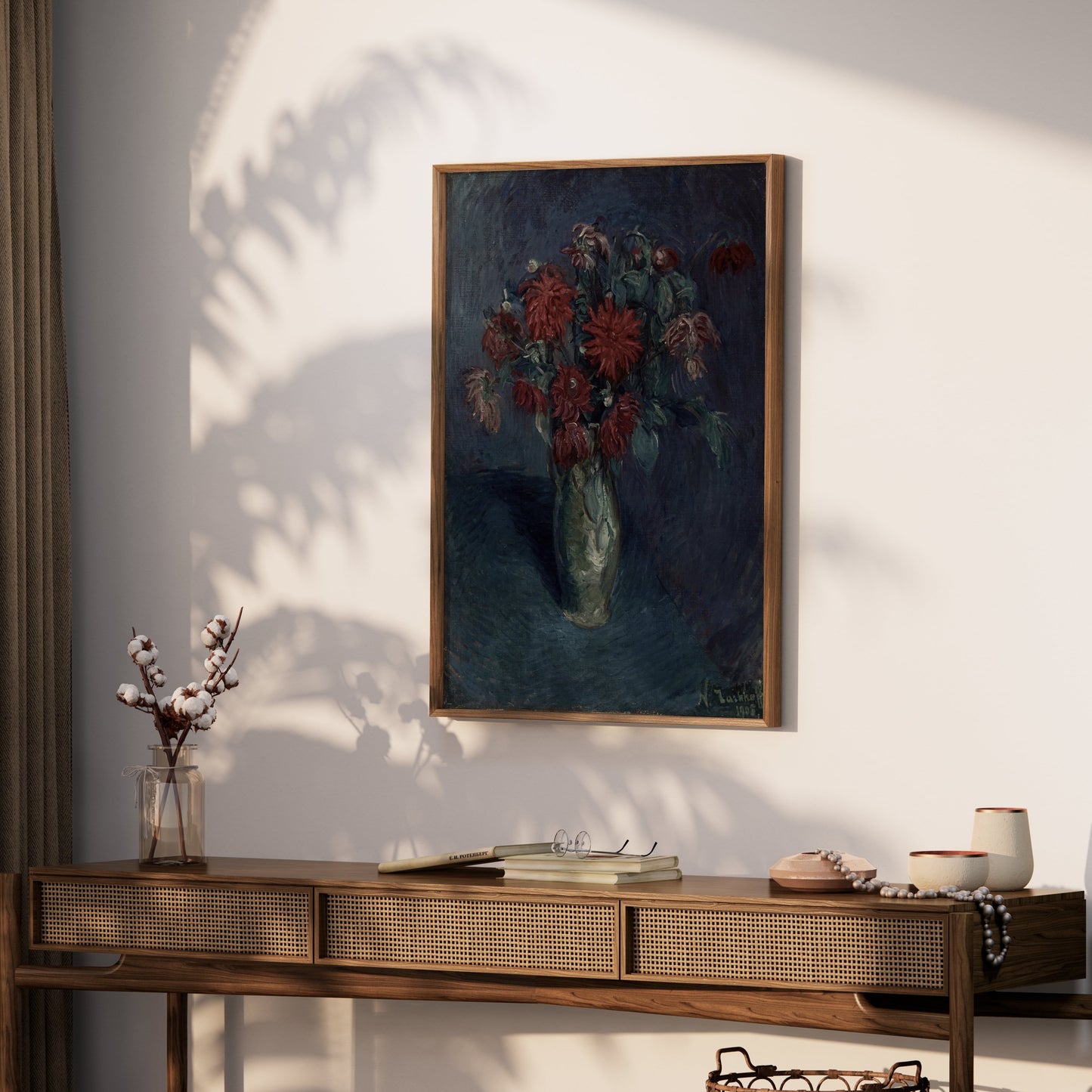 Premium Poster of Beautiful Floral Still Life Vase Art Print Posters
