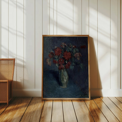 Premium Poster of Beautiful Floral Still Life Vase Art Print Posters