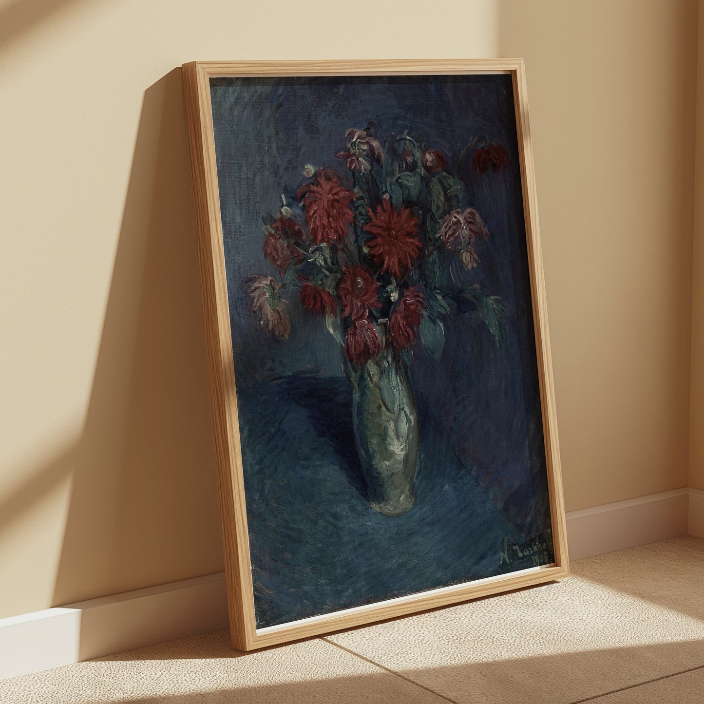 Premium Poster of Beautiful Floral Still Life Vase Art Print Posters