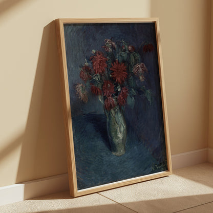 Premium Poster of Beautiful Floral Still Life Vase Art Print Posters