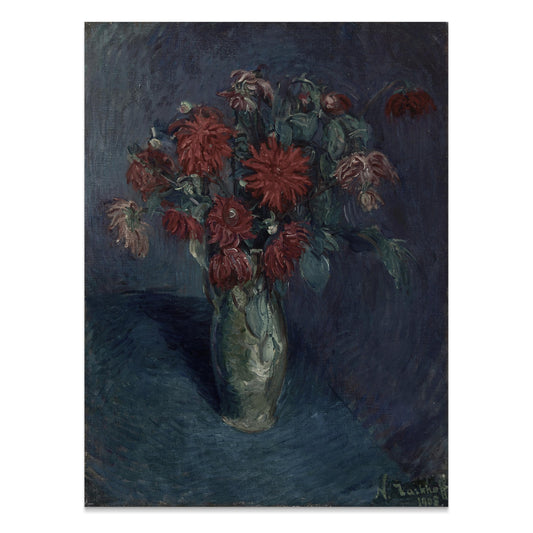 Premium Poster of Beautiful Floral Still Life Vase Art Print Posters