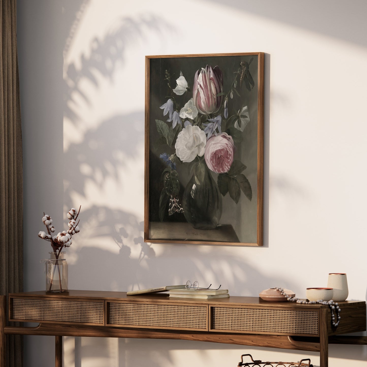 Premium Poster of Beautiful Floral Still Life Vase Painting Art Posters