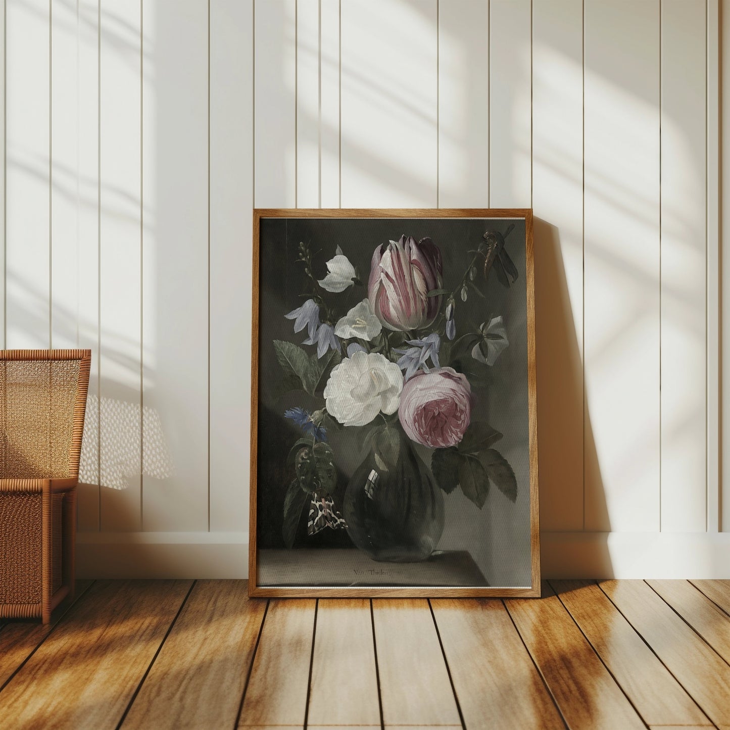 Premium Poster of Beautiful Floral Still Life Vase Painting Art Posters