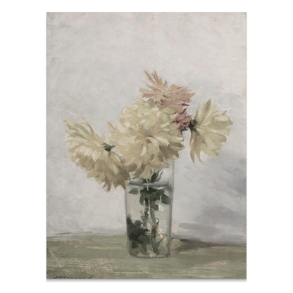 Premium Poster of Beautiful Flower Arrangement in Glass Vase Posters