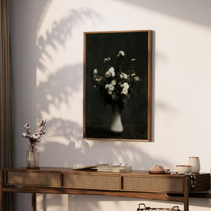 Premium Poster of Beautiful Flower Vase Still Life Art Print Posters