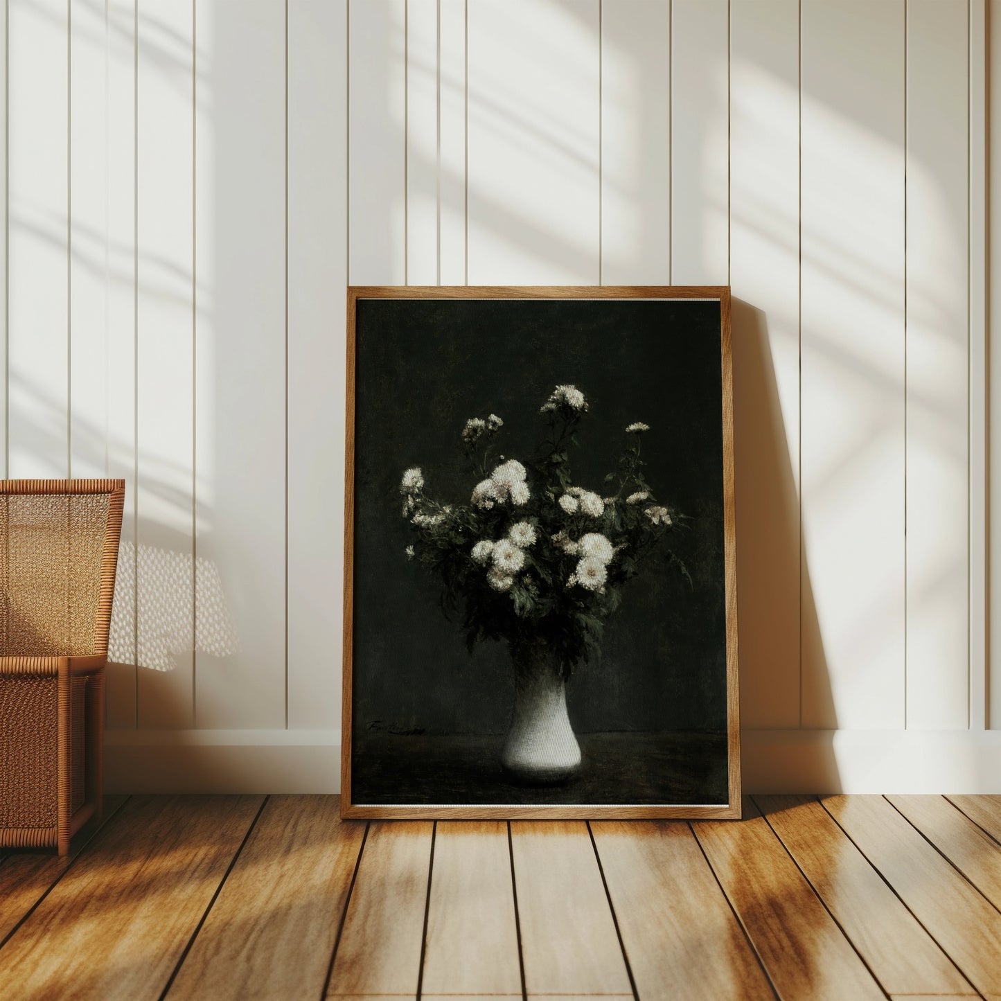 Premium Poster of Beautiful Flower Vase Still Life Art Print Posters