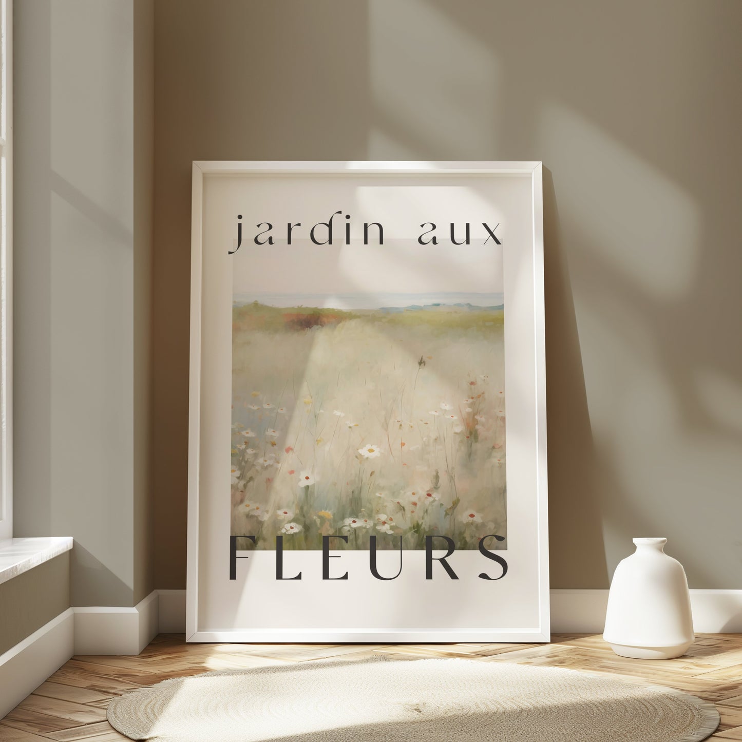 Premium Poster of Beautiful Garden Flowers Nature Scene Posters