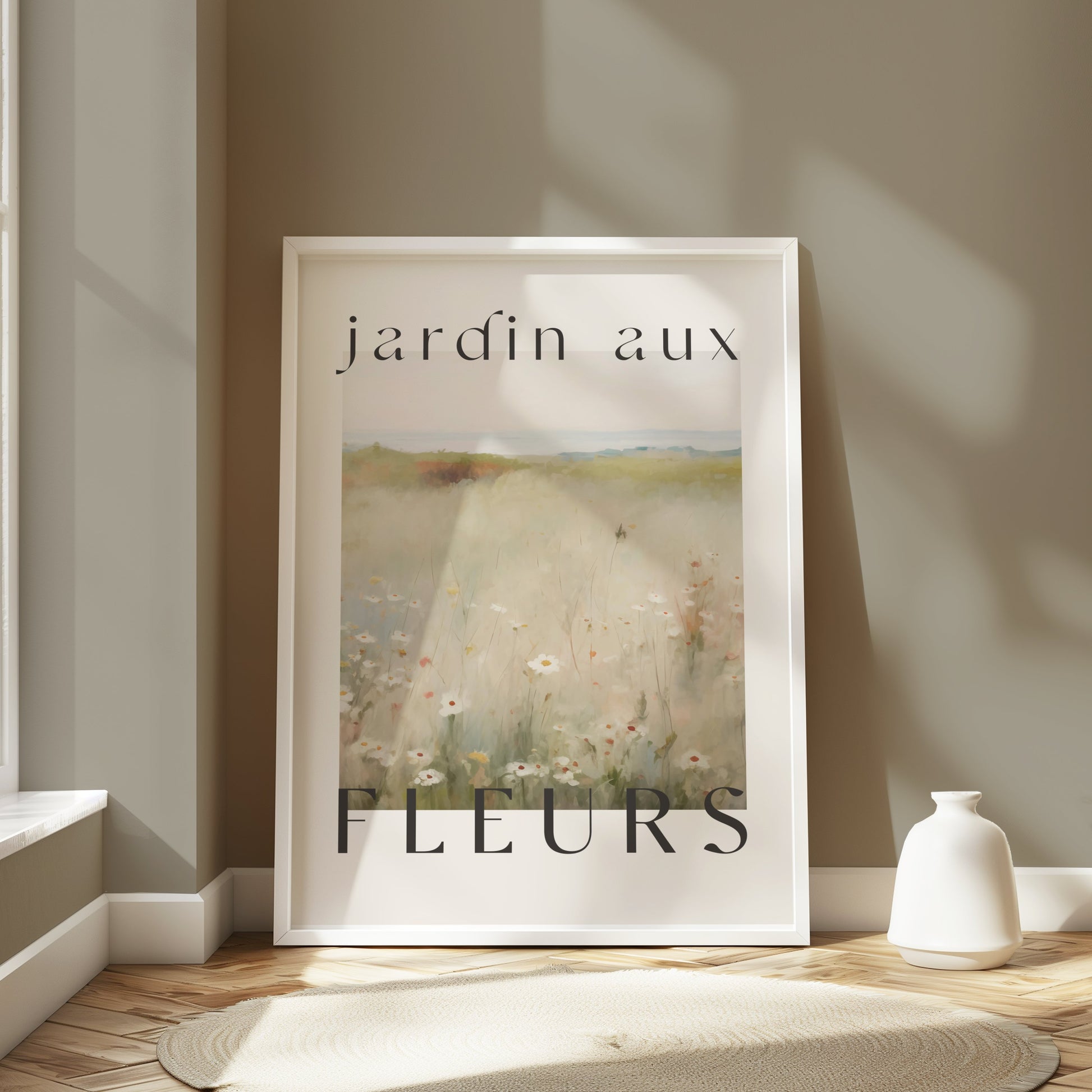 Premium Poster of Beautiful Garden Flowers Nature Scene Posters