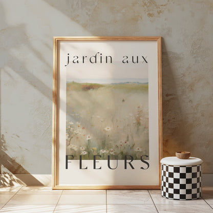 Premium Poster of Beautiful Garden Flowers Nature Scene Posters