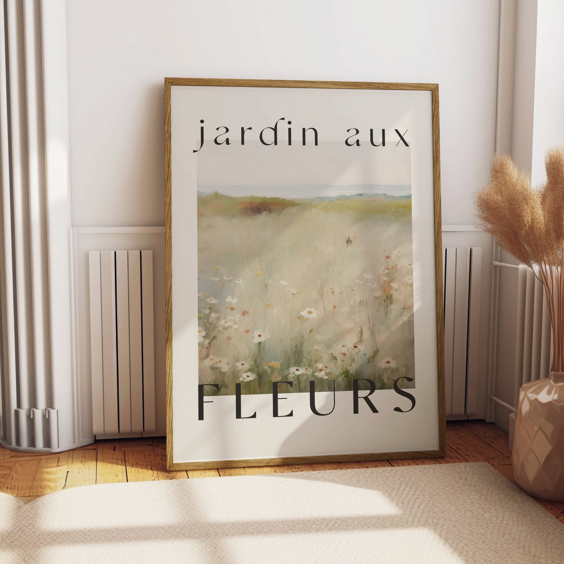 Premium Poster of Beautiful Garden Flowers Nature Scene Posters