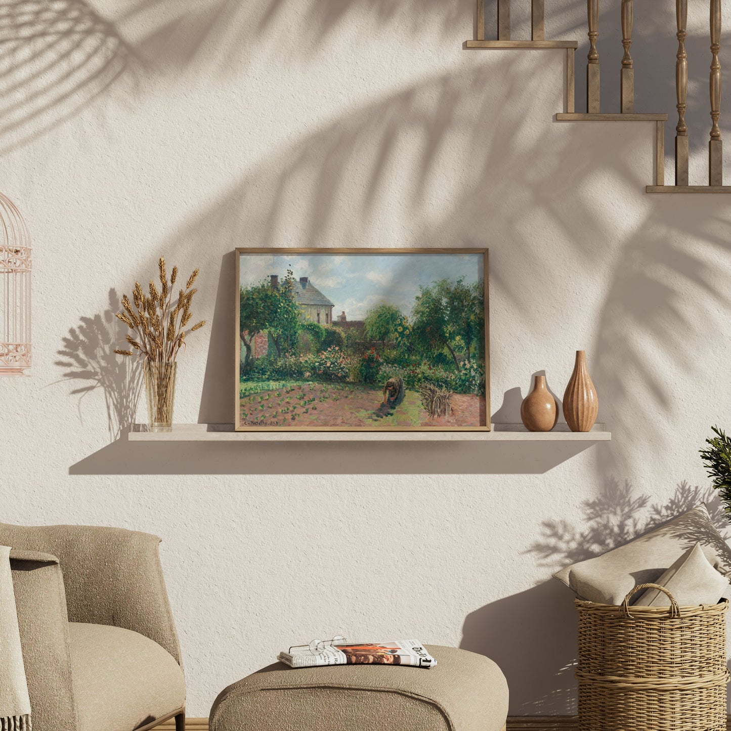 Premium Poster of Beautiful Garden Landscaping Artwork Posters