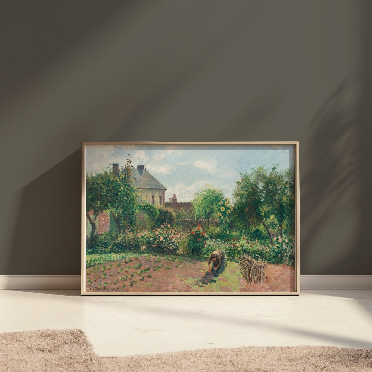 Premium Poster of Beautiful Garden Landscaping Artwork Posters