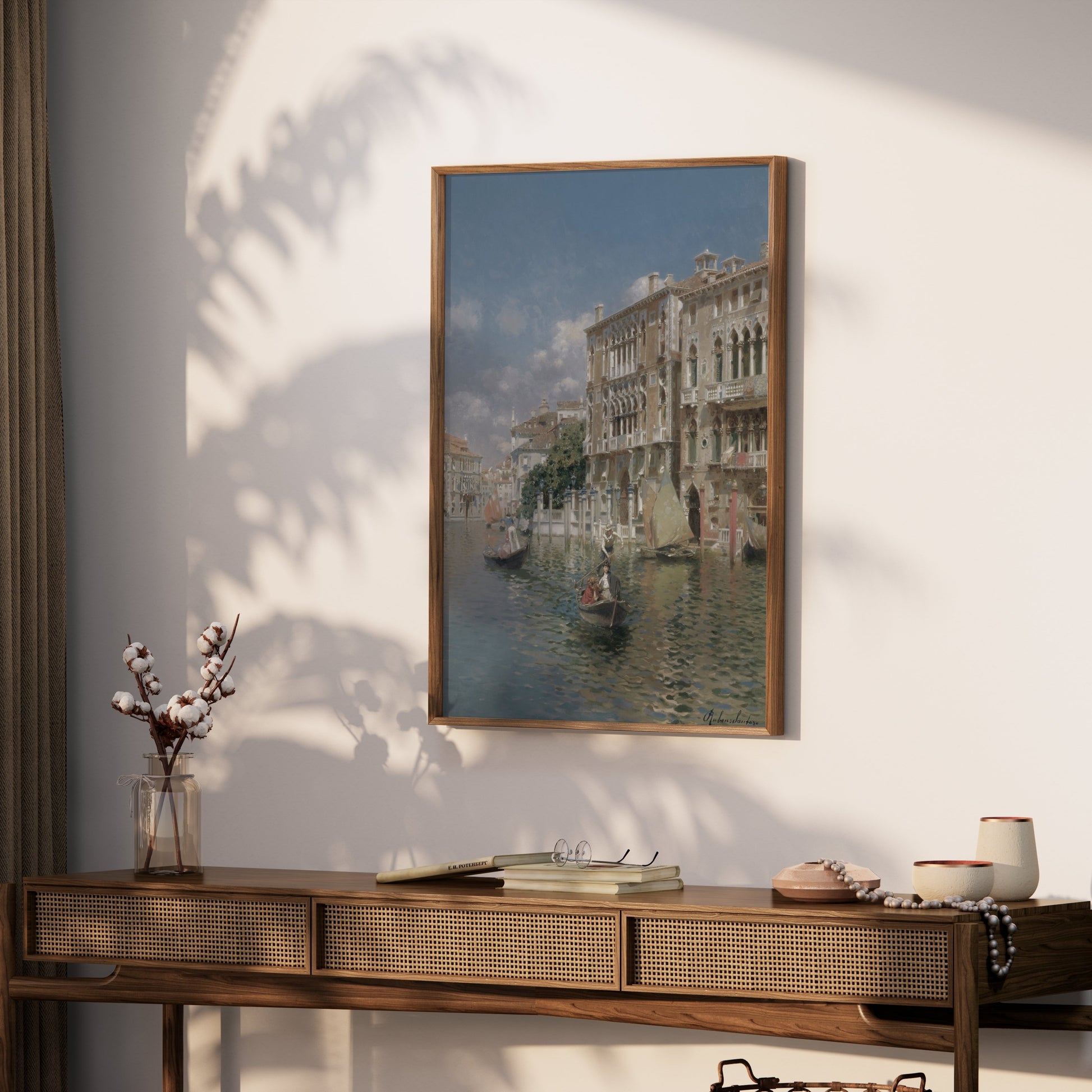 Premium Poster of Beautiful Historic Venice Canal Art Scene Posters