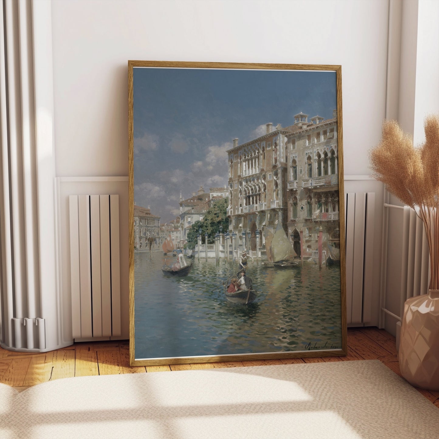 Premium Poster of Beautiful Historic Venice Canal Art Scene Posters