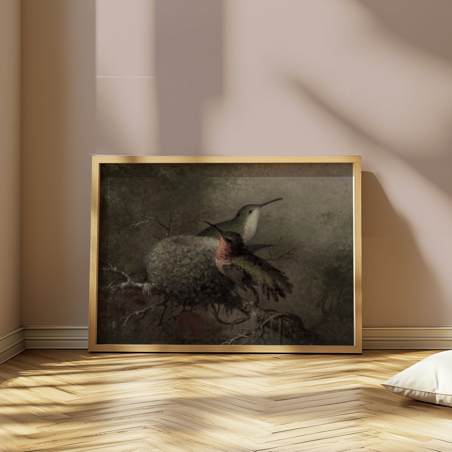 Premium Poster of Beautiful Hummingbirds in Nature Wall Art Posters