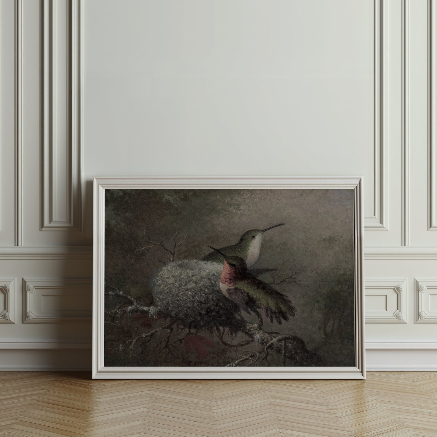 Premium Poster of Beautiful Hummingbirds in Nature Wall Art Posters