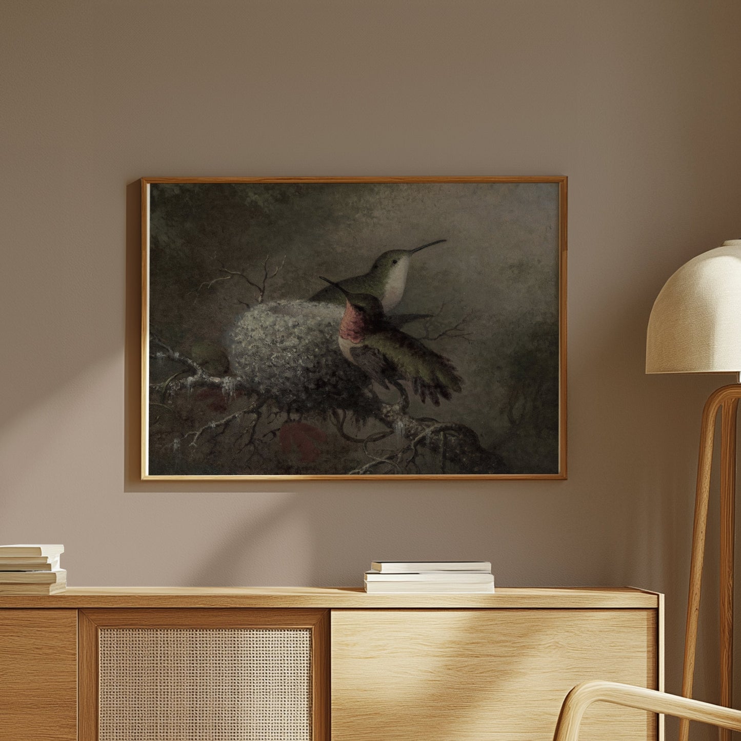 Premium Poster of Beautiful Hummingbirds in Nature Wall Art Posters
