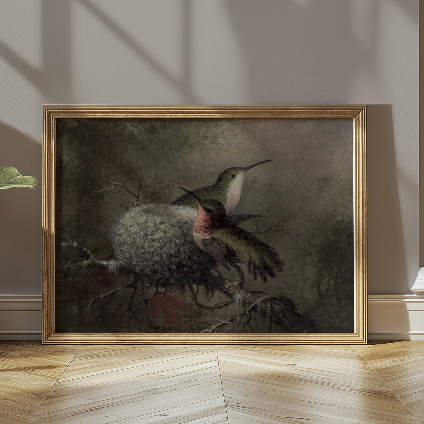 Premium Poster of Beautiful Hummingbirds in Nature Wall Art Posters