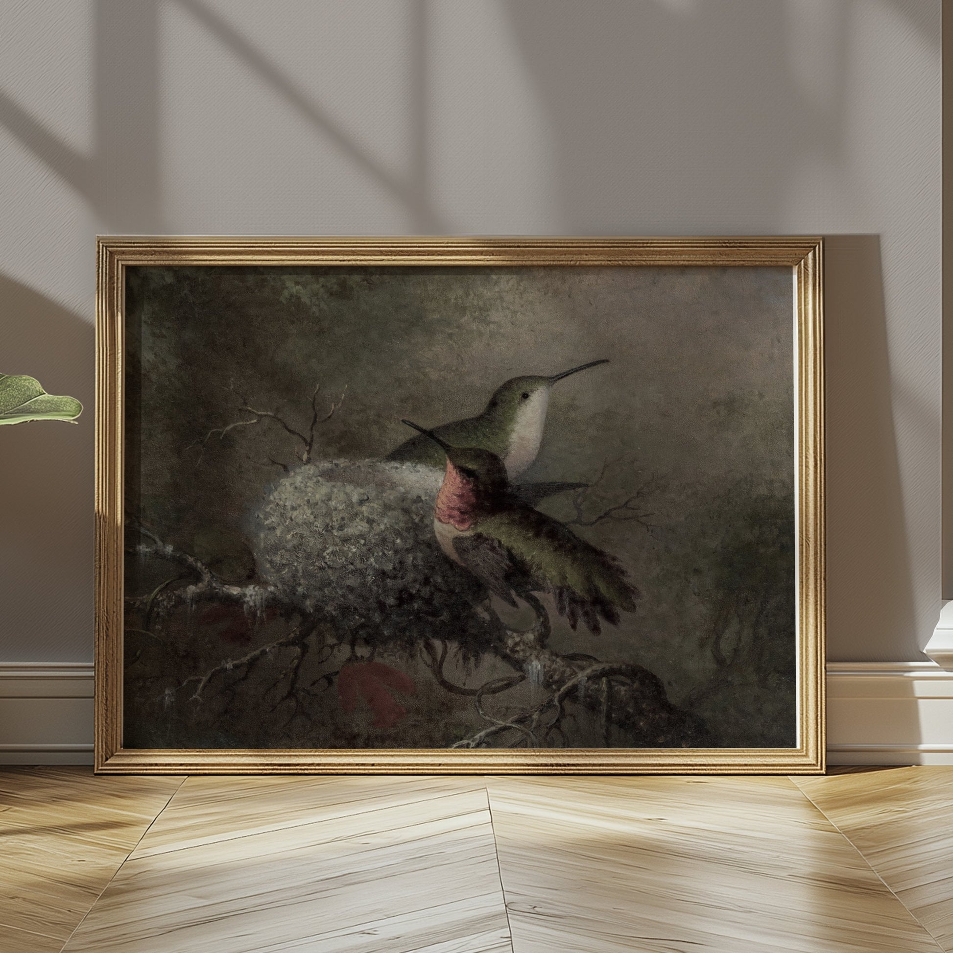 Premium Poster of Beautiful Hummingbirds in Nature Wall Art Posters