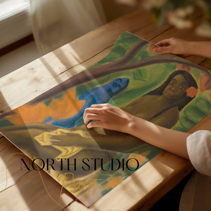 Premium Poster of Beautiful Impressionist Art Woman Sitting Posters