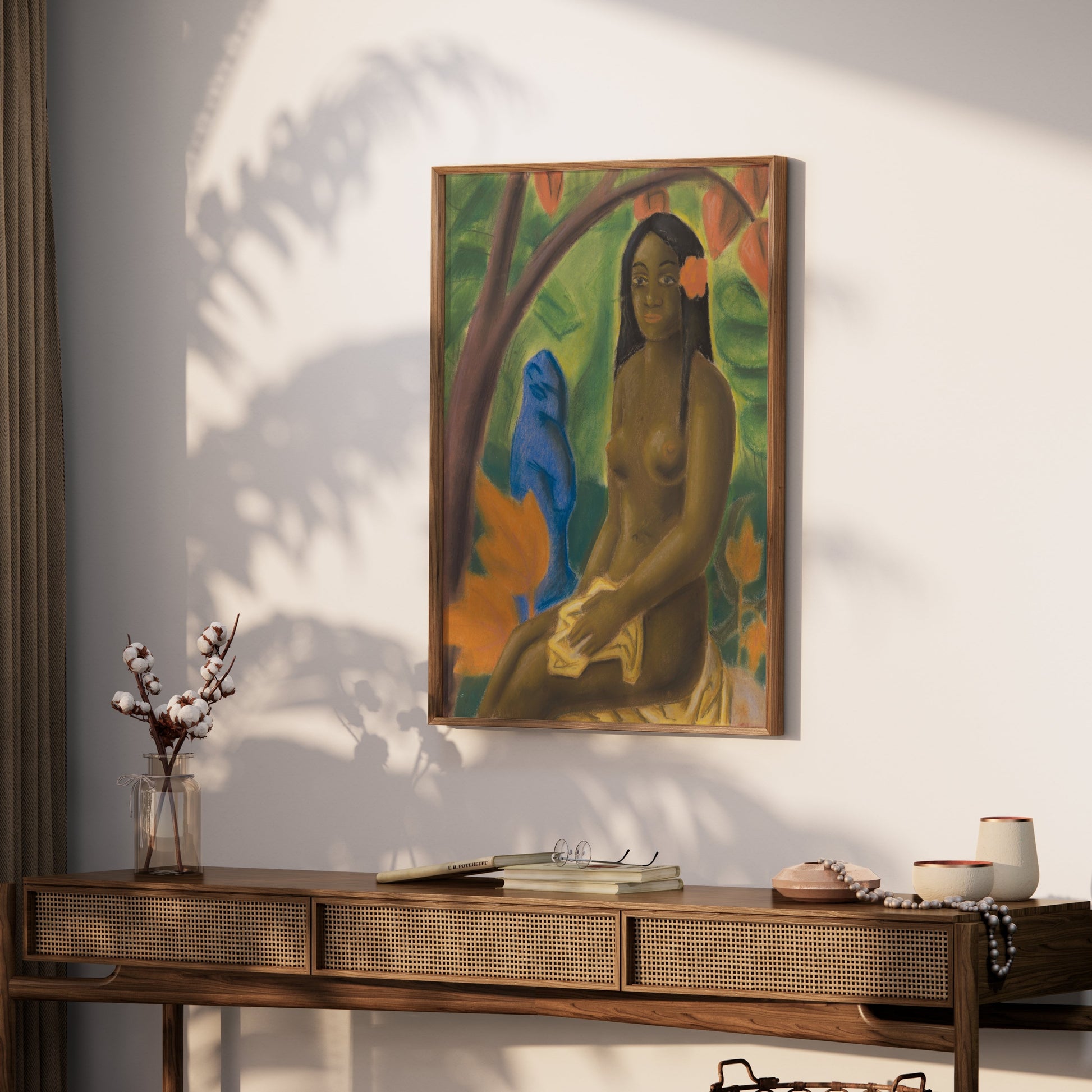 Premium Poster of Beautiful Impressionist Art Woman Sitting Posters
