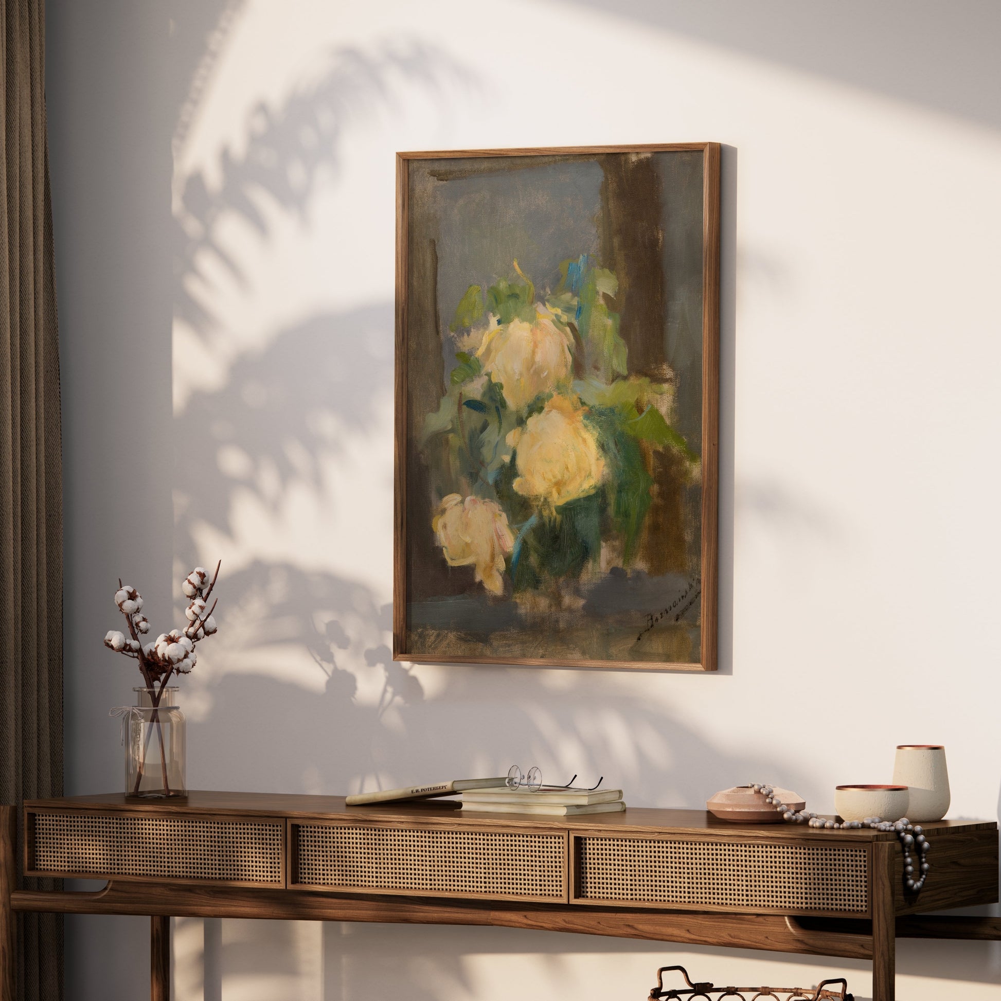Premium Poster of Beautiful Impressionist Style Floral Art Print Posters