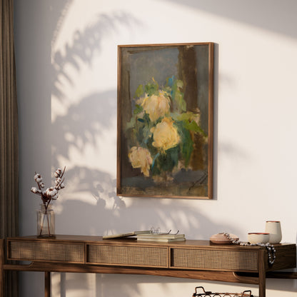 Premium Poster of Beautiful Impressionist Style Floral Art Print Posters