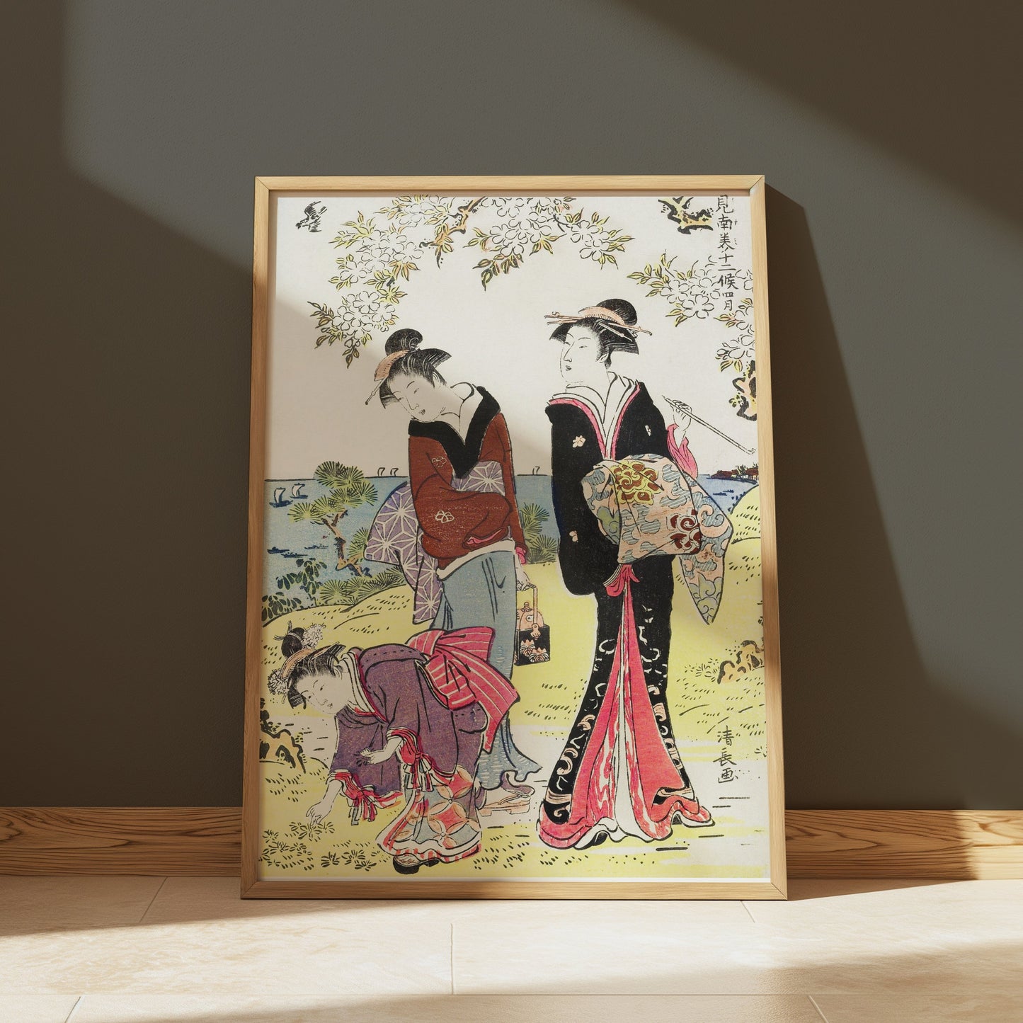 Premium Poster of Beautiful Japanese Art Print Ukiyo e Style Posters