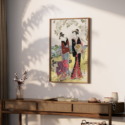 Premium Poster of Beautiful Japanese Art Print Ukiyo e Style Posters