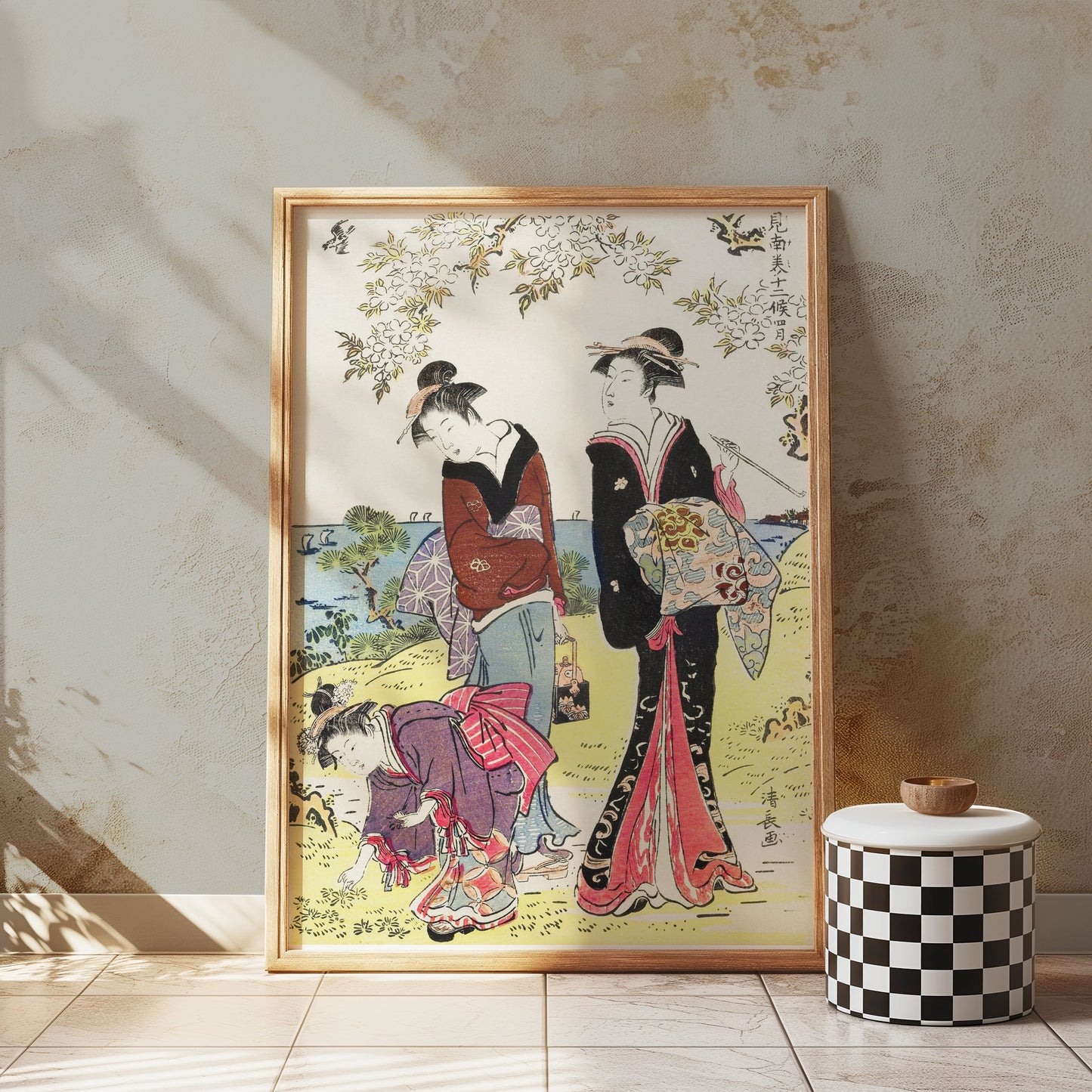 Premium Poster of Beautiful Japanese Art Print Ukiyo e Style Posters