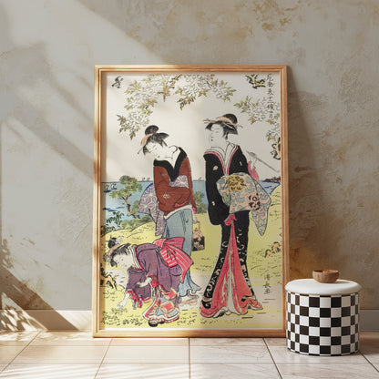 Premium Poster of Beautiful Japanese Art Print Ukiyo e Style Posters