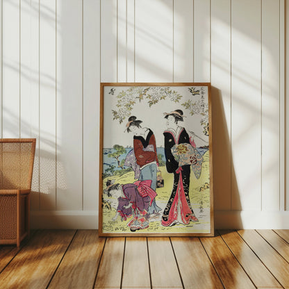 Premium Poster of Beautiful Japanese Art Print Ukiyo e Style Posters