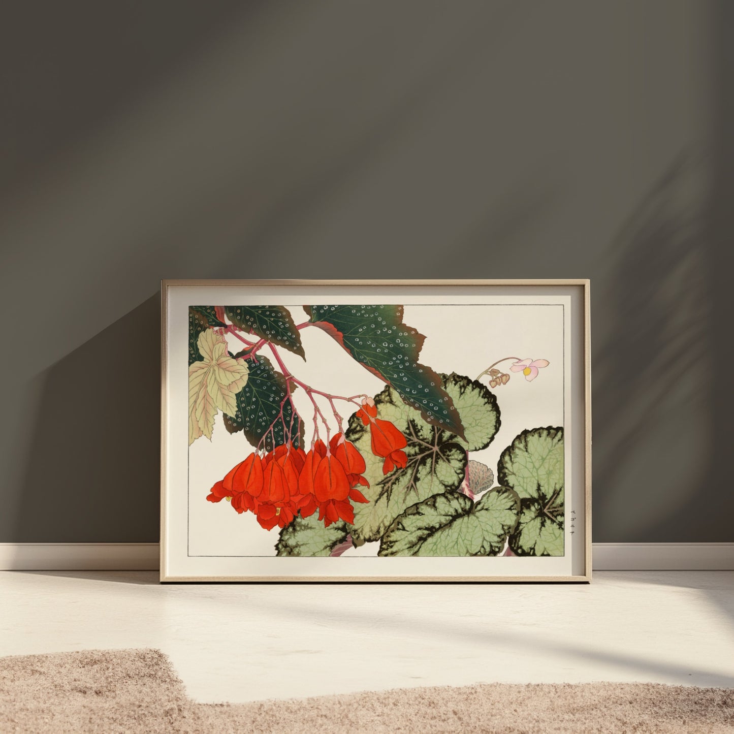 Premium Poster of Beautiful Japanese Botanical Art Design Wall Posters